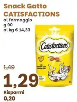 Prix Quality Snack Gatto CATISFACTIONS offerta