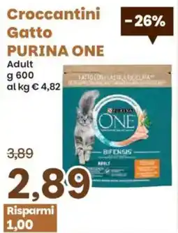 Prix Quality Croccantini Gatto PURINA ONE offerta
