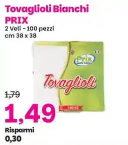 Prix Quality Tovaglioli Bianchi Prix offerta