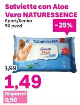 Prix Quality Salviette con Aloe Vera NATURESENCE offerta