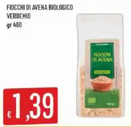 Mercadò Fiocchi di avena biologico Verdemio offerta