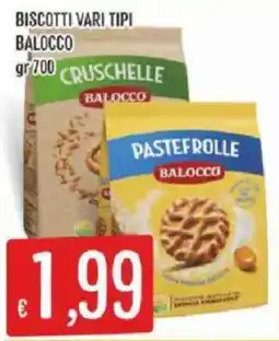 Mercadò Biscotti vari tipi Balocco offerta