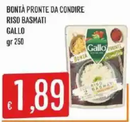 Mercadò Riso Basmati Gallo offerta