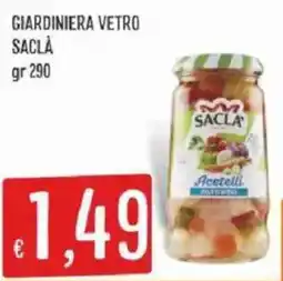 Mercadò Giardiniera Vetro Saclà offerta