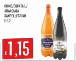 Mercadò CHINÒ/COCKTAIL/ARANCIATA SANPELLEGRINO offerta