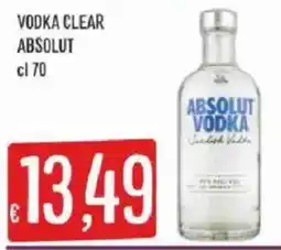 Mercadò VODKA CLEAR ABSOLUT offerta