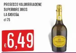 Mercadò Prosecco Valdobbiadene Superiore DOCG La Gioiosa offerta