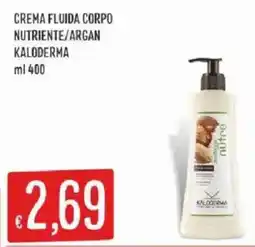 Mercadò Crema fluida corpo nutriente/argan Kaloderma offerta