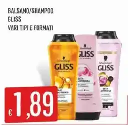 Mercadò Balsamo/Shampoo Gliss offerta