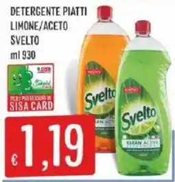 Mercadò Detergente piatti limone/aceto Svelto offerta