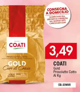 Carico Cash & Carry COATI Gold Prosciutto Cotto offerta