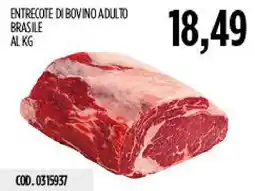 Carico Cash & Carry ENTRECOTE DI BOVINO ADULTO BRASILE offerta