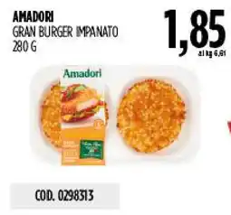 Carico Cash & Carry Amadori Gran Burger Impanato offerta