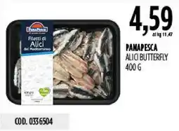 Carico Cash & Carry PANAPESCA ALICI BUTTERFLY offerta