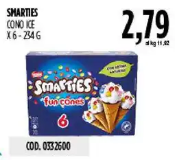 Carico Cash & Carry Smarties fun cones offerta