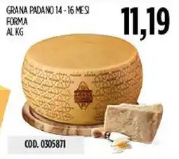 Carico Cash & Carry Grana Padano offerta