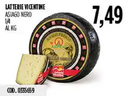 Carico Cash & Carry Latterie Vicentine Asiago Nero offerta