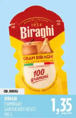 Carico Cash & Carry Biraghi Formaggio Grattugiato Fresco offerta