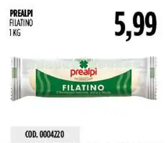 Carico Cash & Carry prealpi FILATINO offerta