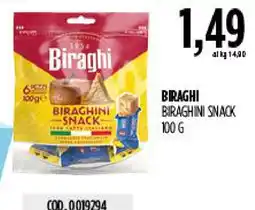 Carico Cash & Carry Biraghi Biraghini Snack offerta