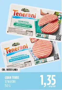 Carico Cash & Carry Teneroni Hamburger con Prosciutto Cotto offerta