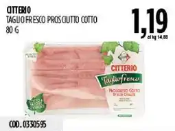 Carico Cash & Carry CITTERIO TAGLIO FRESCO PROSCIUTTO COTTO offerta