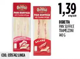 Carico Cash & Carry Beretta Pan Soffice Tramezzini offerta