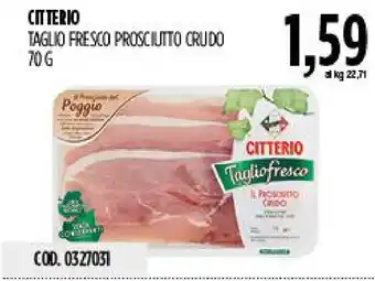 Carico Cash & Carry CITTERIO Taglio fresco Prosciutto Crudo offerta