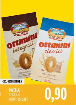 Carico Cash & Carry Divella biscotti ottimini offerta
