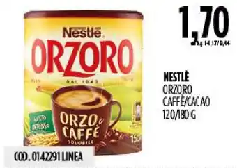 Carico Cash & Carry Nestlé Orzoro Caffè/Cacao offerta