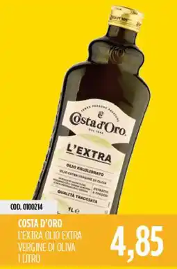 Carico Cash & Carry Costa d'Oro L'Extra Olio Extra Vergine di Oliva offerta