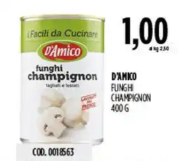 Carico Cash & Carry D'Amico funghi champignon offerta