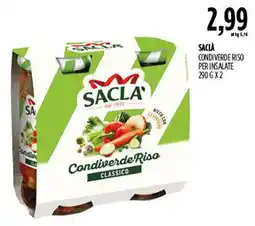 Carico Cash & Carry Sacla Condiverde Riso Classico offerta