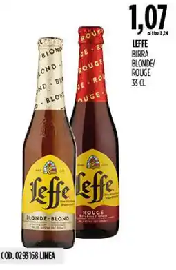 Carico Cash & Carry Leffe Birra Blonde/Rouge offerta