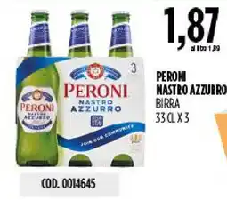 Carico Cash & Carry PERONI NASTRO AZZURRO offerta