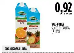 Carico Cash & Carry VALFRUTTA SUCCO DI FRUTTA offerta