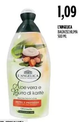 Carico Cash & Carry L'ANGELICA Bagnoschiuma Aloe vera e Burro di karitè offerta