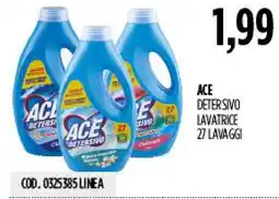 Carico Cash & Carry ACE DETERGENTE LAVATRICE offerta