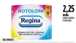 Carico Cash & Carry Regina carta igienica offerta