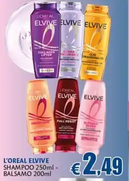 Europlanet Casa L'oreal elvive shampoo, balsamo offerta