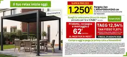 Leroy Merlin Pergola Zen offerta