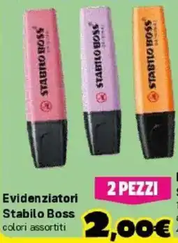 Orizzonte Evidenziatori Stabilo Boss offerta