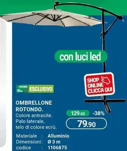 Cfadda Ombrellone rotondo offerta