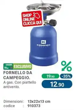 Cfadda Fornello da campeggio. offerta