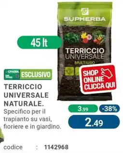 Cfadda Terriccio universale naturale offerta