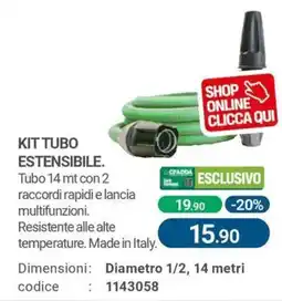 Cfadda Kit tubo estensibile offerta