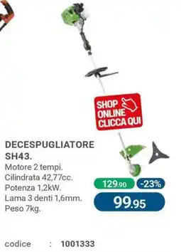 Cfadda Decespugliatore SH43. offerta