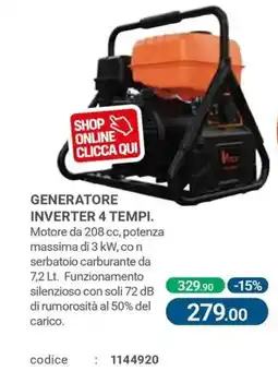 Cfadda Generatore inverter 4 tempi offerta
