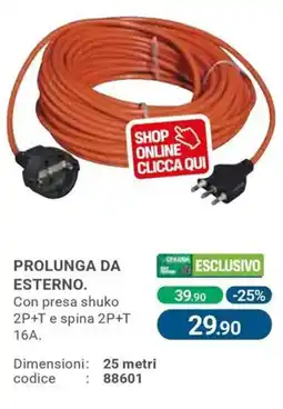 Cfadda Prolunga da esterno offerta