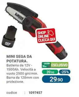 Cfadda Mini sega da potatura offerta